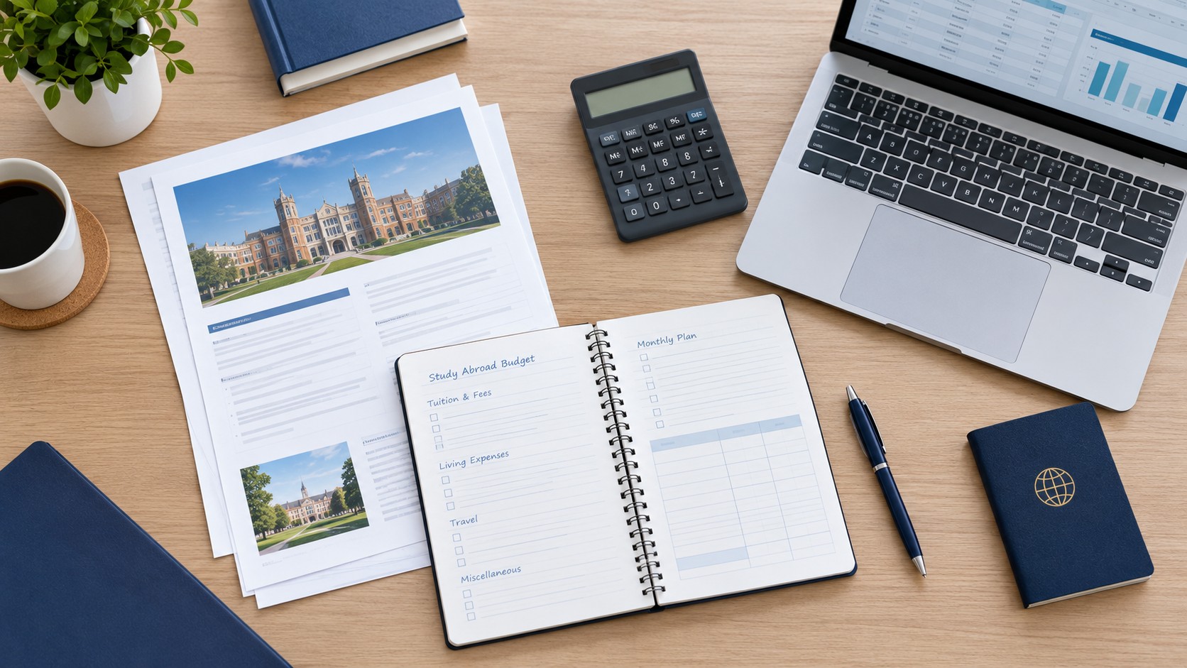 Student planning education expenses